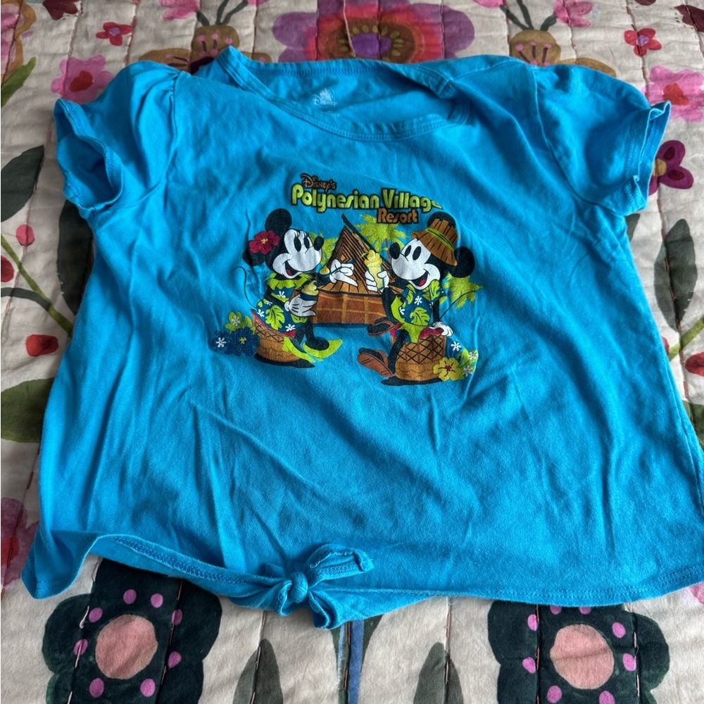 Disney Girls Polynesian Resort Minnie Mouse Tee ~ L